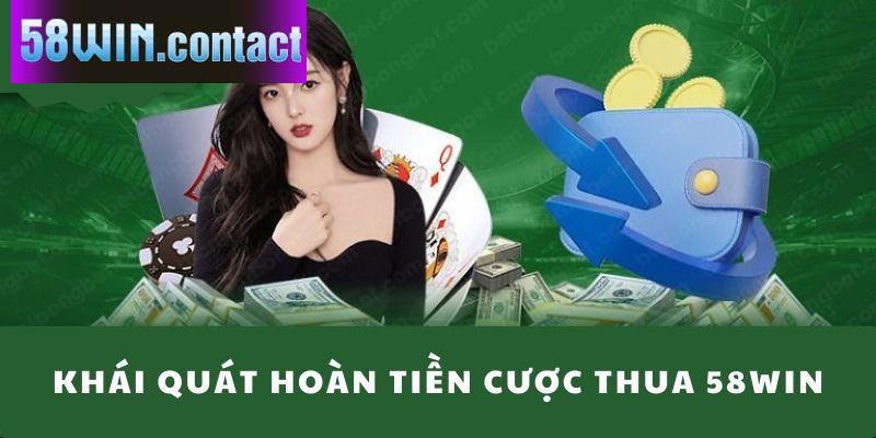 Chương trình hoàn tiền cược thua 58WIN